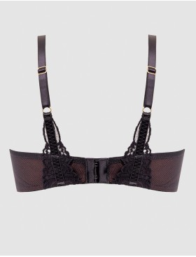 Бюстгальтер с пуш-ап вкладышами Alles TRUFFLE NOIR P-UP, Цвет: черный, Размеры: 70B, изображение 10