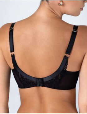 Бюстгальтер полупоролоновый Alles TRUFFLE NOIR PU, Цвет: черный, Размеры: 70F, изображение 4