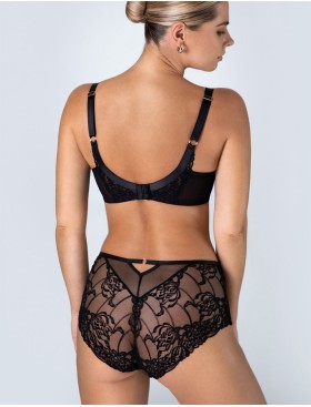 Бюстгальтер полупоролоновый Alles TRUFFLE NOIR PU, Цвет: черный, Размеры: 70F, изображение 5