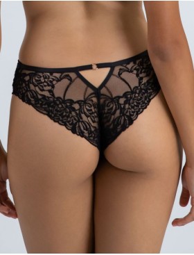 Трусы бразилиана Alles TRUFFLE NOIR brazyliany, Цвет: черный, Размеры: XL, изображение 2