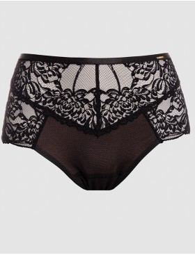 Трусы высокие слипы Alles TRUFFLE NOIR classic, Цвет: черный, Размеры: M, изображение 5