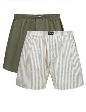 Набор мужских трусов (2 шт) Dim 0DXY ретро полоски/зеленый, Цвет: ретро полоски/зелены, Размеры: L, изображение 3