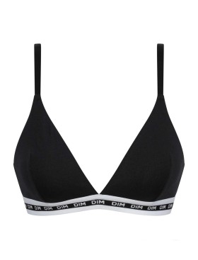 Бюстгальтер без каркасов из хлопка с модалом Dim ICON 0DD7 чёрный, Цвет: чёрный, Размеры: XS, изображение 4