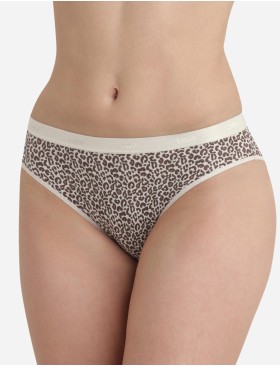 Набор хлопковых трусиков Dim LES POCKETS COTON 4C17 кошачий шик - 3 штуки, Цвет: кошачий шик, Размеры: XXS/XS