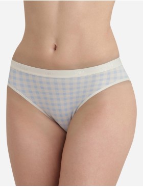 Набор хлопковых трусиков Dim LES POCKETS COTON 4C17 нежная клетка - 3 штуки, Цвет: нежная клетка, Размеры: XXS/XS