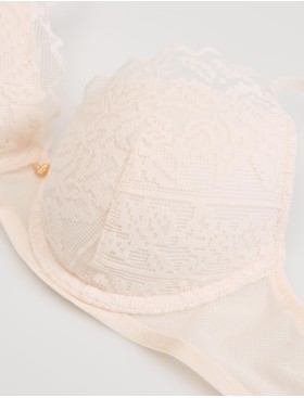 Бюстгальтер со съемным пуш-ап Esotiq 42957 BEE шампань, Цвет: шампань, Размеры: 70B, изображение 5