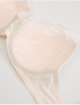 Бюстгальтер со съемным пуш-ап Esotiq 42957 BEE шампань, Цвет: шампань, Размеры: 70B, изображение 7