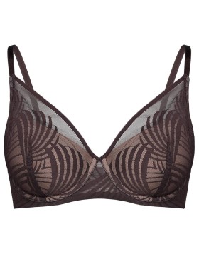 Бюстгальтер с пуш-ап вкладышами Esotiq 43521 NACRE шоколадный, Цвет: шоколадный, Размеры: 65D, изображение 6