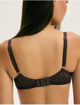 Кружевной бюстгальтер с поролоном Esotiq 43522 NACRE шоколадный, Цвет: шоколадный, Размеры: 65F, изображение 2