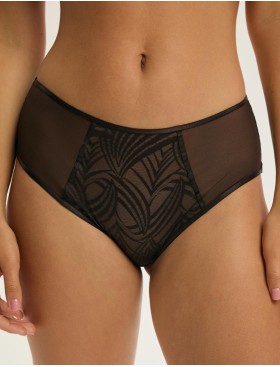 Высокие трусы слипы Esotiq 43525 NACRE шоколадный, Цвет: шоколадный, Размеры: S