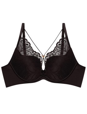 Кружевной бюстгальтер пуш-ап Esotiq 43582 KORIN шоколадный, Цвет: шоколадный, Размеры: 65C, изображение 5