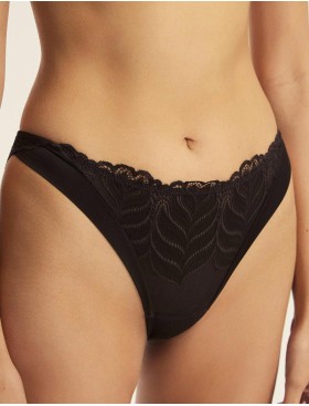 Кружевные трусы бразилиана Esotiq 43586 KORIN шоколадный, Цвет: шоколадный, Размеры: S