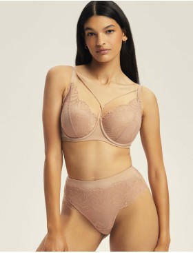 Трусы с высокой посадкой Esotiq 43587 KORIN латте, Цвет: латте, Размеры: S, изображение 3