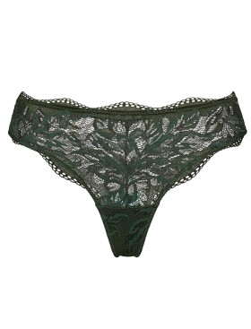 Кружевные стринги Esotiq 43635 KAVI тёмно-зелёный, Цвет: тёмно-зелёный, Размеры: M, изображение 4