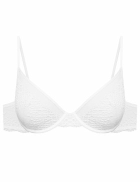 Мягкий кружевной бюстгальтер Esotiq 43655 CARIS белый, Цвет: белый, Размеры: 65C, изображение 5