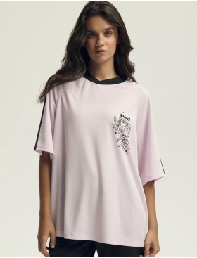 Футболка женская Esotiq 43758 LOOMY светло-розовый, Цвет: светло-розовый, Размеры: L