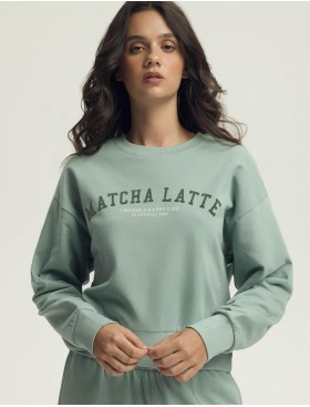 Толстовка хлопковая Esotiq 43785 KEITHAN бледно-зелёный, Цвет: бледно-зелёный, Размеры: M