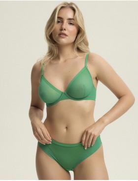 Бюстгальтер из микросетки Esotiq 43882 CAMPARI зелёный, Цвет: зелёный, Размеры: 65D, изображение 3