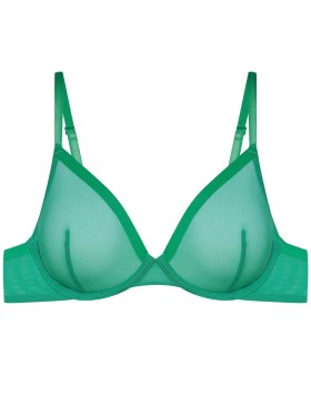 Бюстгальтер из микросетки Esotiq 43882 CAMPARI зелёный, Цвет: зелёный, Размеры: 65D, изображение 4