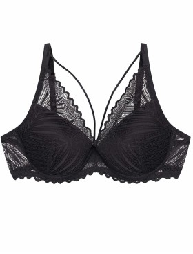 Бюстгальтер с пуш-ап вкладышами Esotiq 44220 ONIKA графит, Цвет: графит, Размеры: 65E, изображение 5