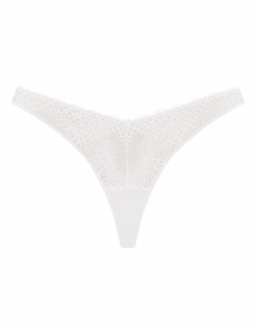 Кружевные трусы стринги Esotiq 44325 CARIS белый, Цвет: белый, Размеры: S, изображение 4