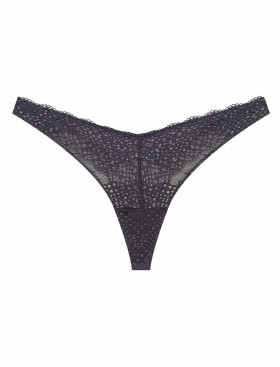 Кружевные трусы стринги Esotiq 44325 CARIS графит, Цвет: графит, Размеры: S, изображение 4