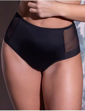 Высокие трусы танга Fluide BASIС 2015 черный, Цвет: черный, Размеры: S