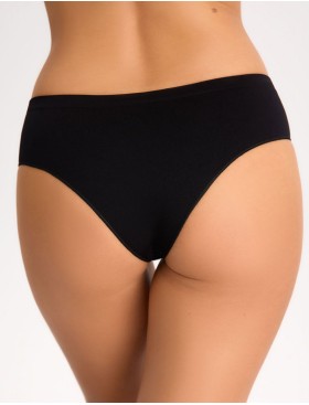 Трусы бразилиана бесшовные Gaia 009 SOFIA черный, Цвет: черный, Размеры: L