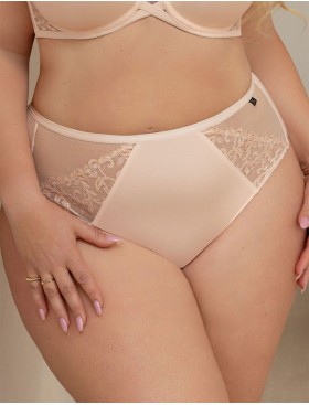 Трусы высокие Kris Line ROSALINE briefs high waist, Цвет: пудровый, Размеры: 3XL