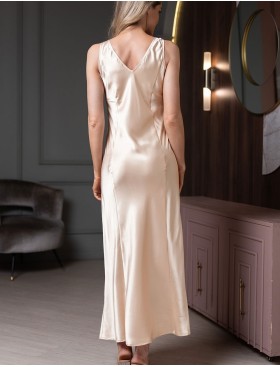 Сорочка с кружевными бретелями Mia-Amore LILIROSE 4598 светло-бежевый, Цвет: светло-бежевый, Размеры: L, изображение 2