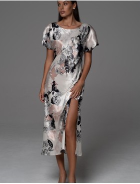 Длинное платье-туника Mia-Amore TRINITY 4661, Цвет: мультицвет, Размеры: 2XL, изображение 3