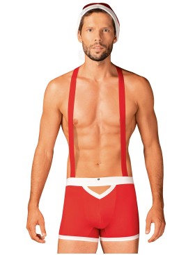 Новогодний ролевой костюм Obsessive MR CLAUS, Цвет: красный, Размеры: L/XL