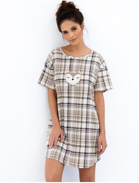 Сорочка хлопковая Sensis ADLEY, Цвет: бежевый, Размеры: UN, изображение 2