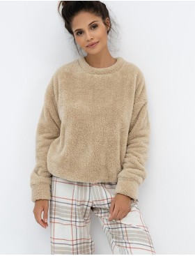 Тёплый домашний комплект Sensis JOYCE, Цвет: песочный, Размеры: M