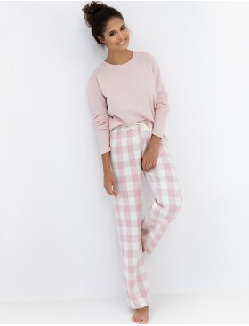 Пижама с фланеневыми брюками Sensis SAYLOR, Цвет: розовый, Размеры: M, изображение 3