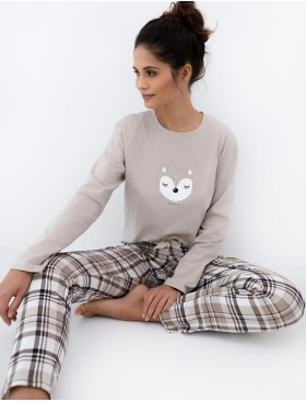 Домашний комплект из хлопка Sensis TINSLEY, Цвет: бежевый, Размеры: M