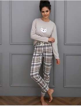 Домашний комплект из хлопка Sensis TINSLEY, Цвет: бежевый, Размеры: M, изображение 2