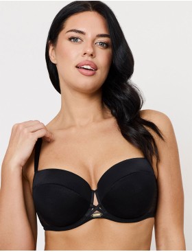 Бюстгальтер балконет с вкладышами Subtille OMENA balconette full cup black, Цвет: черный, Размеры: 75D, изображение 4