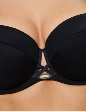 Бюстгальтер балконет с вкладышами Subtille OMENA balconette full cup black, Цвет: черный, Размеры: 75D, изображение 3