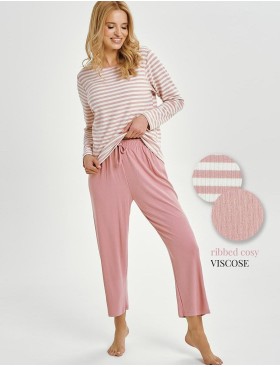 Пижама женская со штанами Taro 3428 ALESSANDRA, Цвет: розовый, Размеры: S, изображение 2