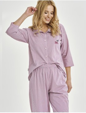 Пижама из хлопка Taro 3435 JOLIE, Цвет: розовый, Размеры: S