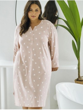 Хлопковая сорочка Taro 3443/3469 NORI, Цвет: розовый, Размеры: M, изображение 2