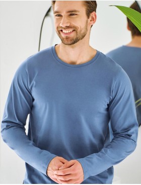 Пижама мужская со штанами Taro 3474 LORENZO джинс, Цвет: джинс, Размеры: L, изображение 3