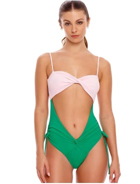 Купальник с вырезами Agua Bendita 10176 NYSSA JAVA, Цвет: зеленый, Размеры: S, изображение 3