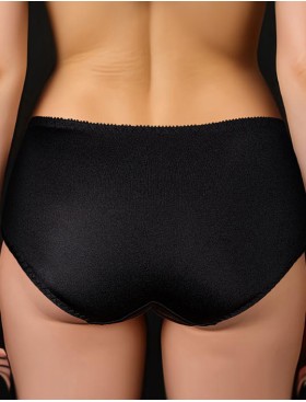 Высокие трусы Albina L IRIS 461 чёрный, Цвет: черный, Размеры: XL, изображение 2