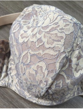 Бюстгальтер полумягкий Alles VULCANO PU, Цвет: сиреневый, Размеры: 80J, изображение 3