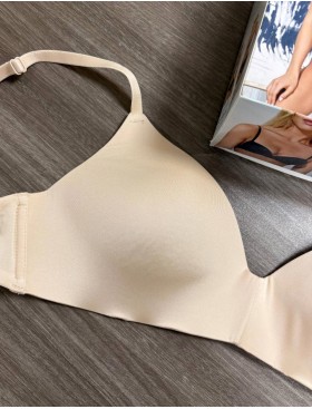 Гладкий бюстгальтер без косточек Amelie MILLA 2018 пудра new, Цвет: пудра, Размеры: 65C, изображение 5