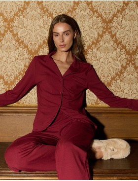 Женская пижама Aruelle CADANCE BURGUNDY, Цвет: бургундское вино, Размеры: S, изображение 2