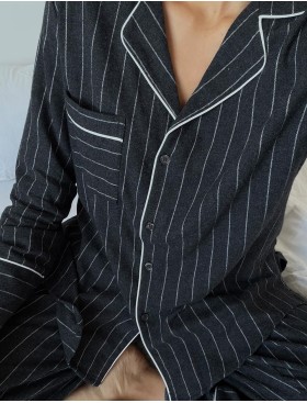 Пижама женская с брюками Aruelle CASEY, Цвет: графит, Размеры: S, изображение 5