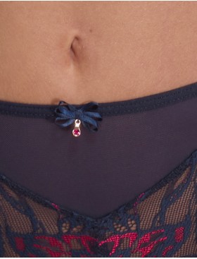 Трусы слипы Ava SENSATION 2183 figi navy blue, Цвет: темно-синий, Размеры: L, изображение 3